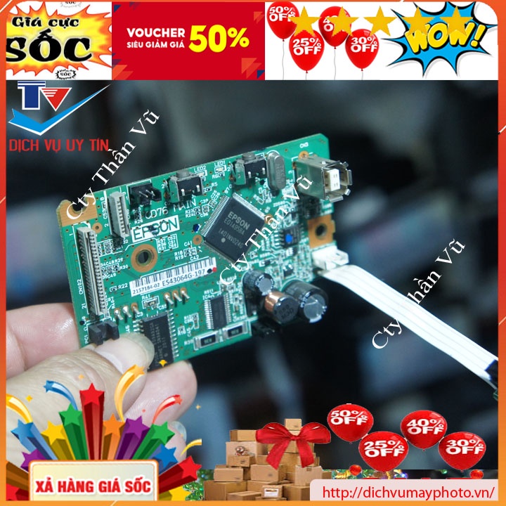 Main card formater Epson L120 hàng zin bóc máy chuẩn có bao test có bảo hành