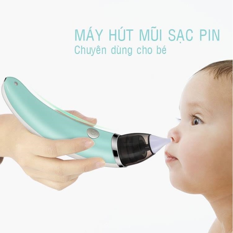 Máy hút mũi Little Bees phù hợp với trẻ sơ sinh, 5 cấp độ hút rất sạch và không gây đau