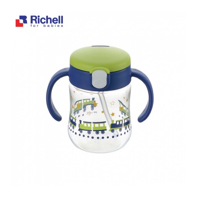 Cốc ống hút Mugood Richell 200ml