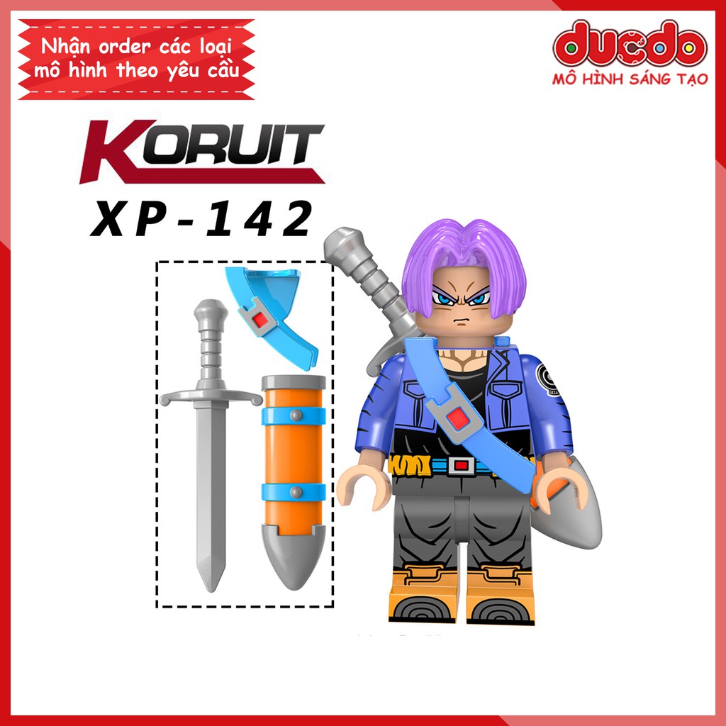 Minifigures Saiyan Trunks Torankusu Bảy viên ngọc rồng - Đồ chơi Lắp ghép Xếp hình Mô hình Mini Dragon Ball KT1020