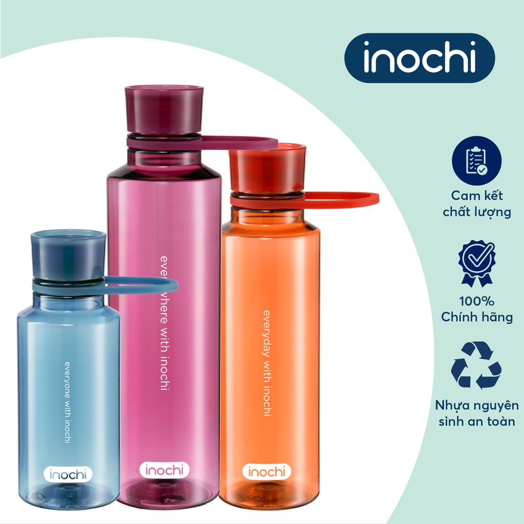 Bình nước Inochi - Kita Slim 350ml,500ml, 700ml nhiều màu