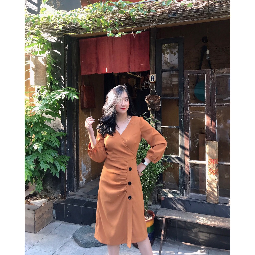 Váy Suông Xẻ Tà Full Màu | BigBuy360 - bigbuy360.vn