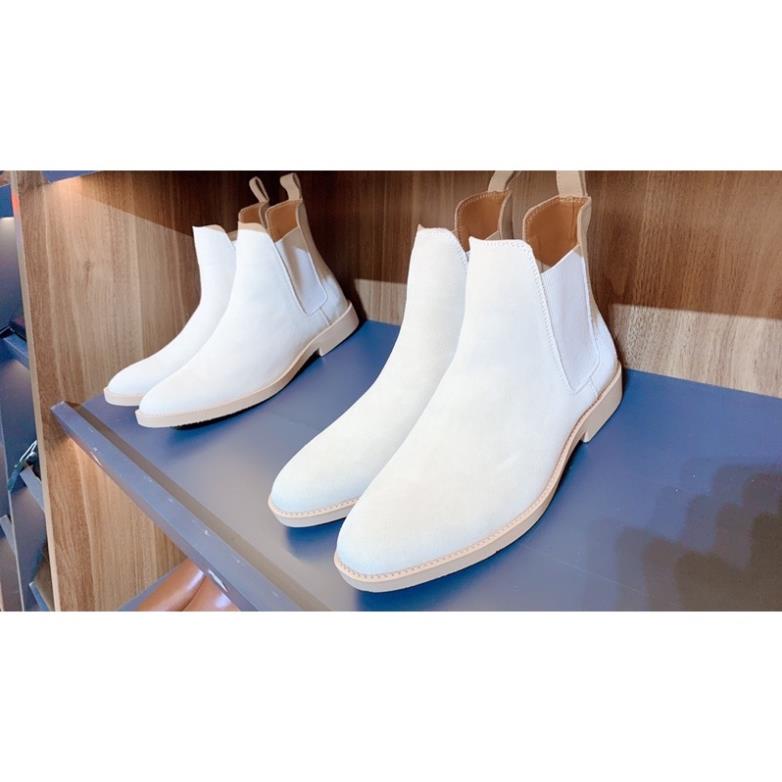 { Hàng mới + Siêu Đẹp + Siêu phẩm } Chealse boots nam da bò lộn hà nội