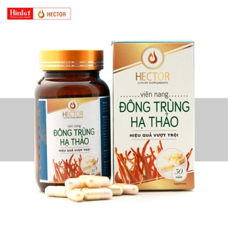 Viên Nang Đông Trùng Hạ Thảo Hector Lọ 30 Viên Hector Cordyceps militaris