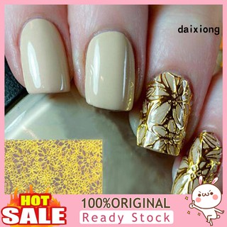 <WholeSale>Miếng Dán Trang Trí Móng Tay Họa Tiết Hoa 3d Diy