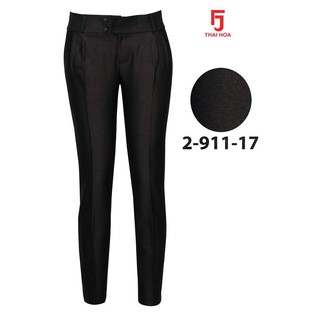 Quần tây 9 tấc thái hòa màu đen 2-911-17