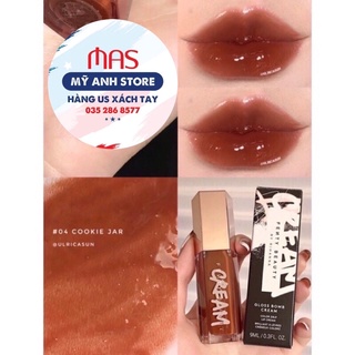 Son kem fenty 04 cookie jar gloss bomb cream 9ml – màu đỏ nâu