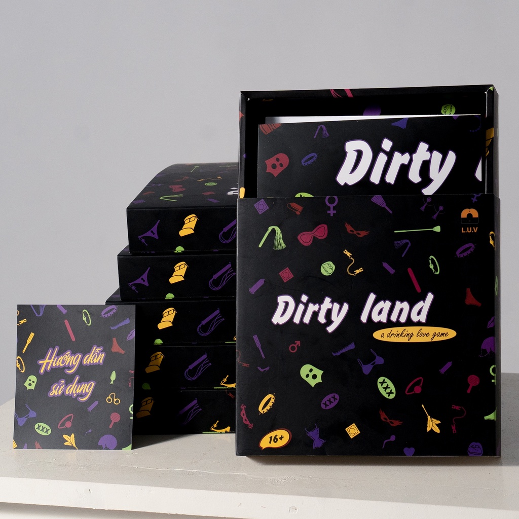 Trò Chơi Uống Rượu Dirty Land A Drinking Love Game Dành Cho Cặp Đôi Giúp Thân Mật, Gắn Kết Tình Cảm