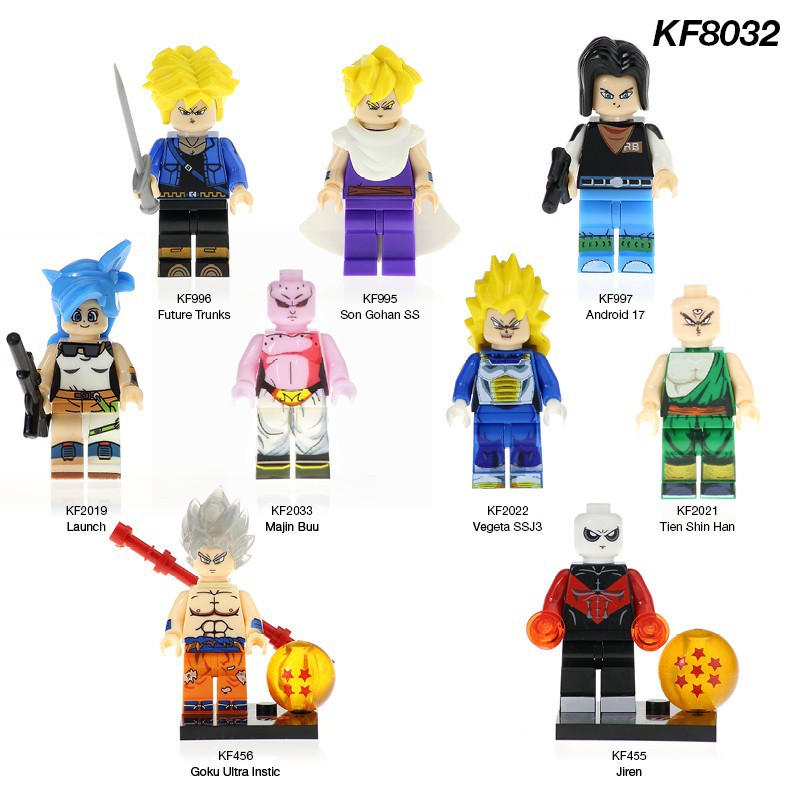 Bộ Đồ Chơi LEGO Lắp Ráp Mô Hình Nhân Vật Son Goku Trong Phim Hoạt Hình Dragon Ball Kf8032 Kf995