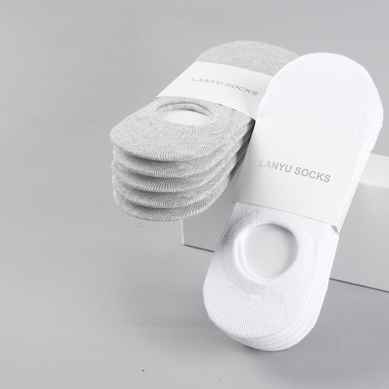 Đôi Vớ Thuyền Cotton Chống Trượt Thời Trang Cho Nam