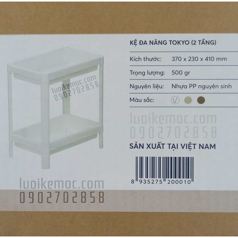 Kệ Đa Năng 2 Tầng INOCHI - Kèm hình feedback của khách