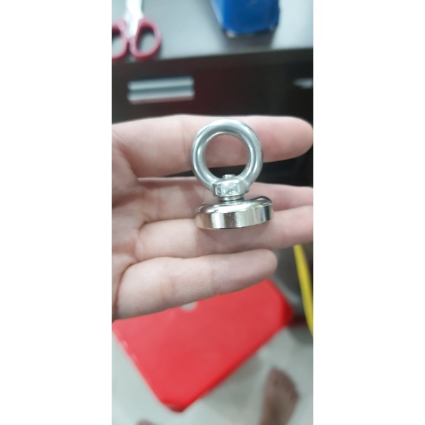 Nam châm móc tròn lực từ mạnh, phi 25mm, độ bên cực cao
