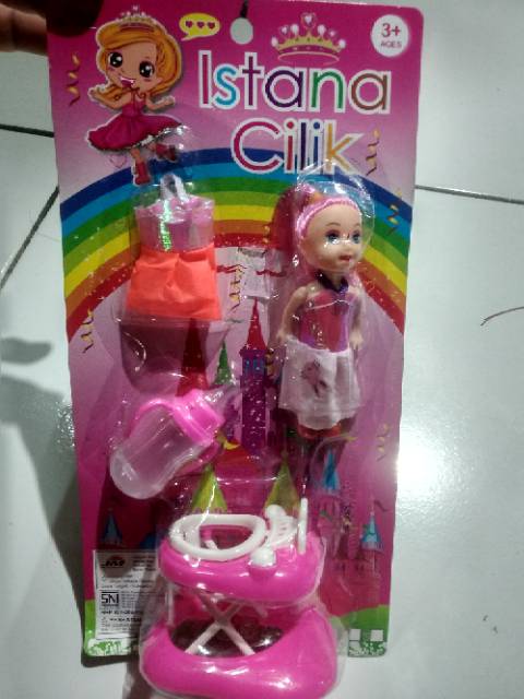 1 Bộ Đồ Chơi Búp Bê Barbie Xinh Đẹp