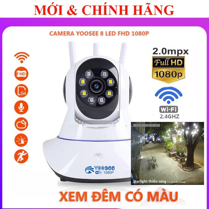 Camera Yoosee 3MP, 2MP hình ảnh rõ nét