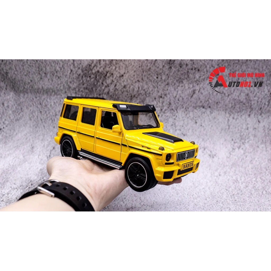 MÔ HÌNH XE MERCEDES BRABUS YELLOW 1:24 XLG 7458