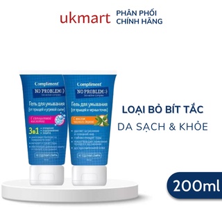 Gel Rửa Mặt Giảm Mụn Compliment No Problem 200ml