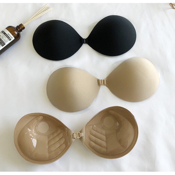 Miếng dán ngực cài trước siêu nâng ngực siêu dính - Luliqueen - Áo dán cài trước mút dày P29