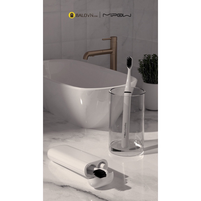 Bàn Chải Đánh Răng Điện Siêu Mỏng MIPOW  I3-Plus Ultrasonic Toothbrush Travel Edition CI-900-T1