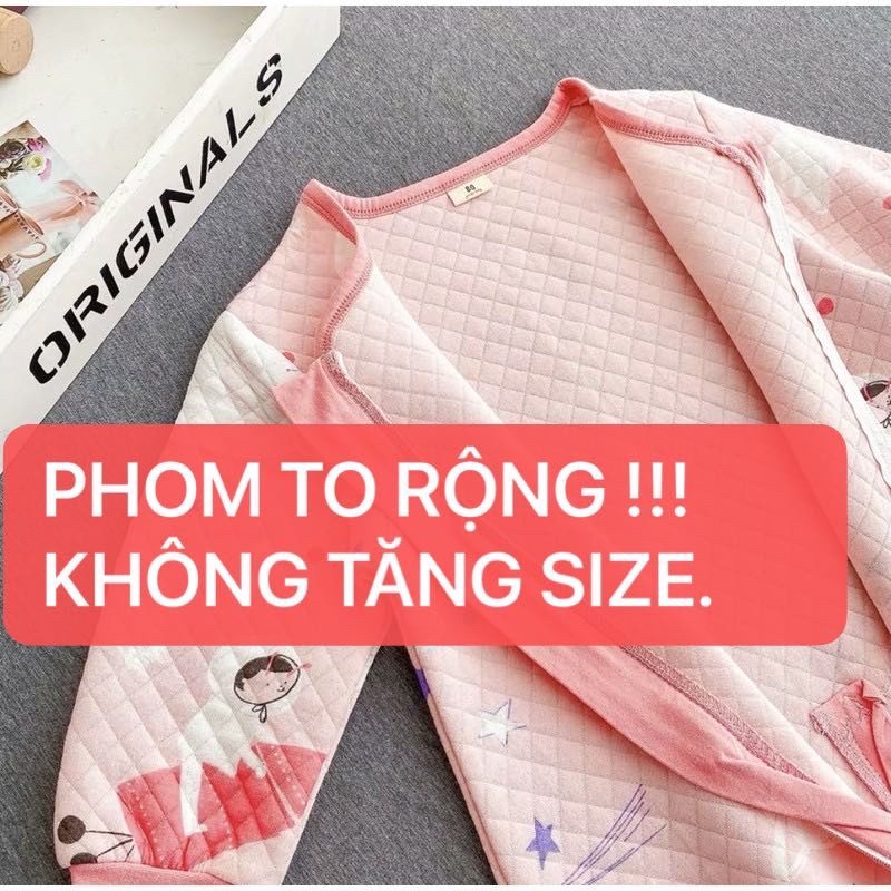 Kids_mart:Túi ngủ PHÒNG CẢM LẠNH giữ ấm bụng cho bé hay đạp chăn túi ngủ liền thân