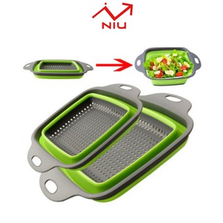 Rổ Silicone Gấp Gọn Đa Năng