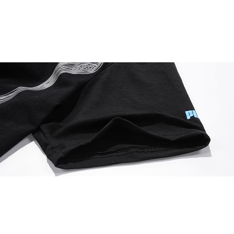 Áo Thun Puma 100% Chính Hãng Ngắn Tay Thoáng Khí In Logo Lớn Phong Cách Vintage Cho Nam