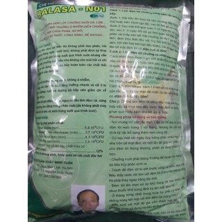 Balasa BALASA 1kg hàng chính hãng đệm lót, khử mùi phân chuồng