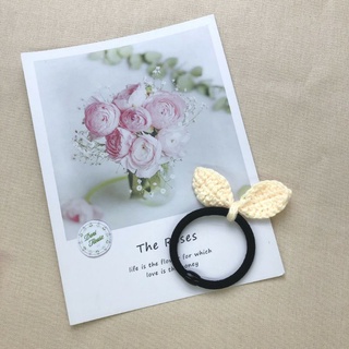 Buộc tóc tai thỏ bằng len🐰🐰🐰