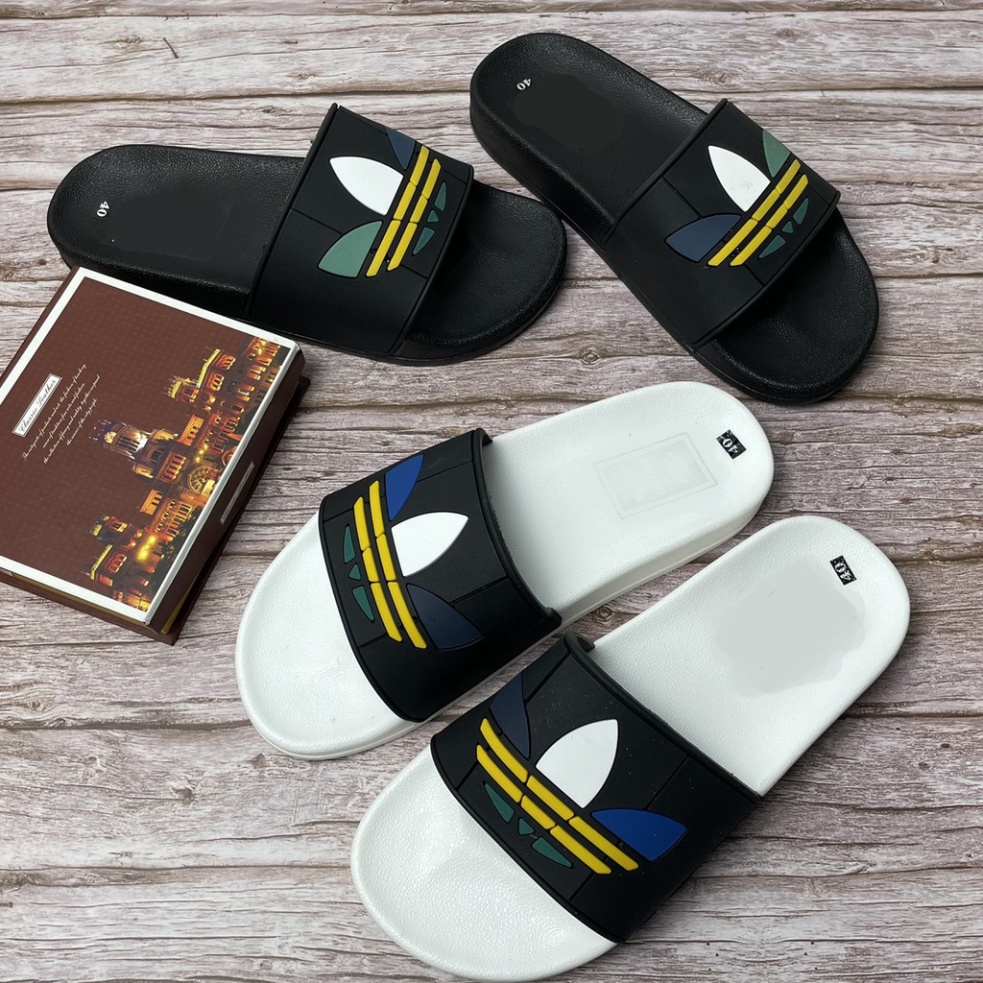 Dép nam nữ quai ngang Adidas unisex đa dạng dáng thể thao, dép đôi mẫu mới