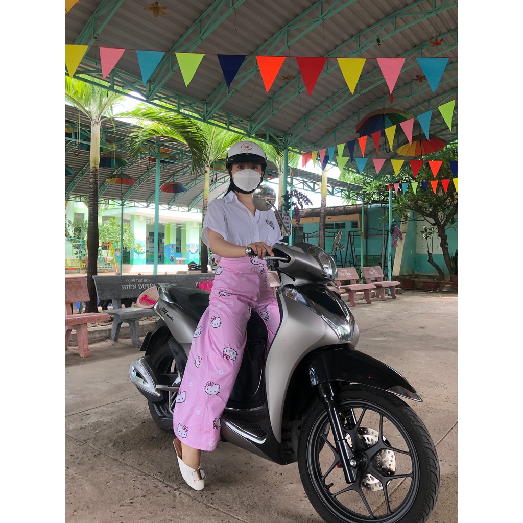 Quần chống nắng đa năng hình mèo kitty- Freesize 38-65kg