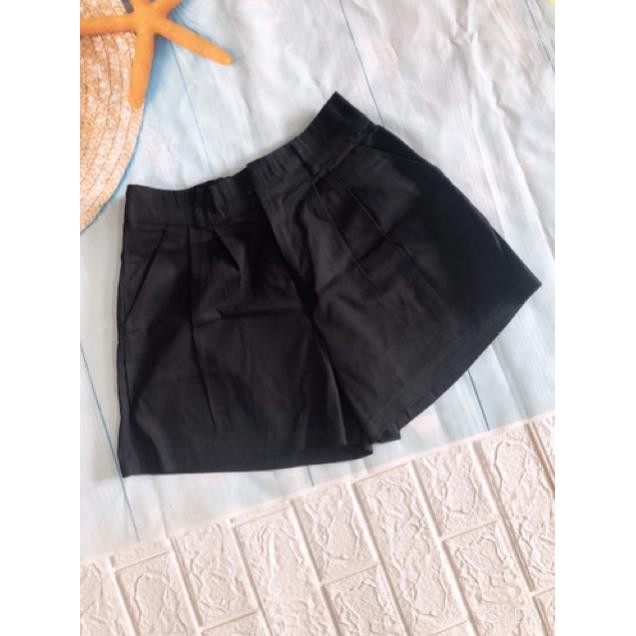 Quần sooc kaki ống rộng chun lưng kiểu Hàn quốc | BigBuy360 - bigbuy360.vn