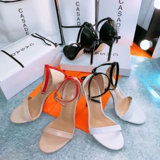 JN(VIDEO) Sandal 9p Casadei Nơ Hậu Da Mềm Fullbox Bill Túi Cao Cấp
