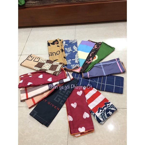 Vỏ gối nằm cotton poly , áo gối nằm 45x65cm được chọn mẫu