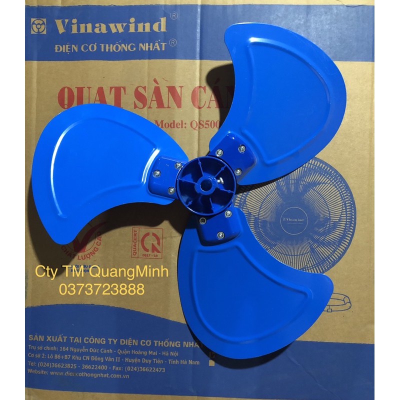 Cánh nhôm quạt Vinawind z/ Chinghai chính hãng loại 450mm, 500mm