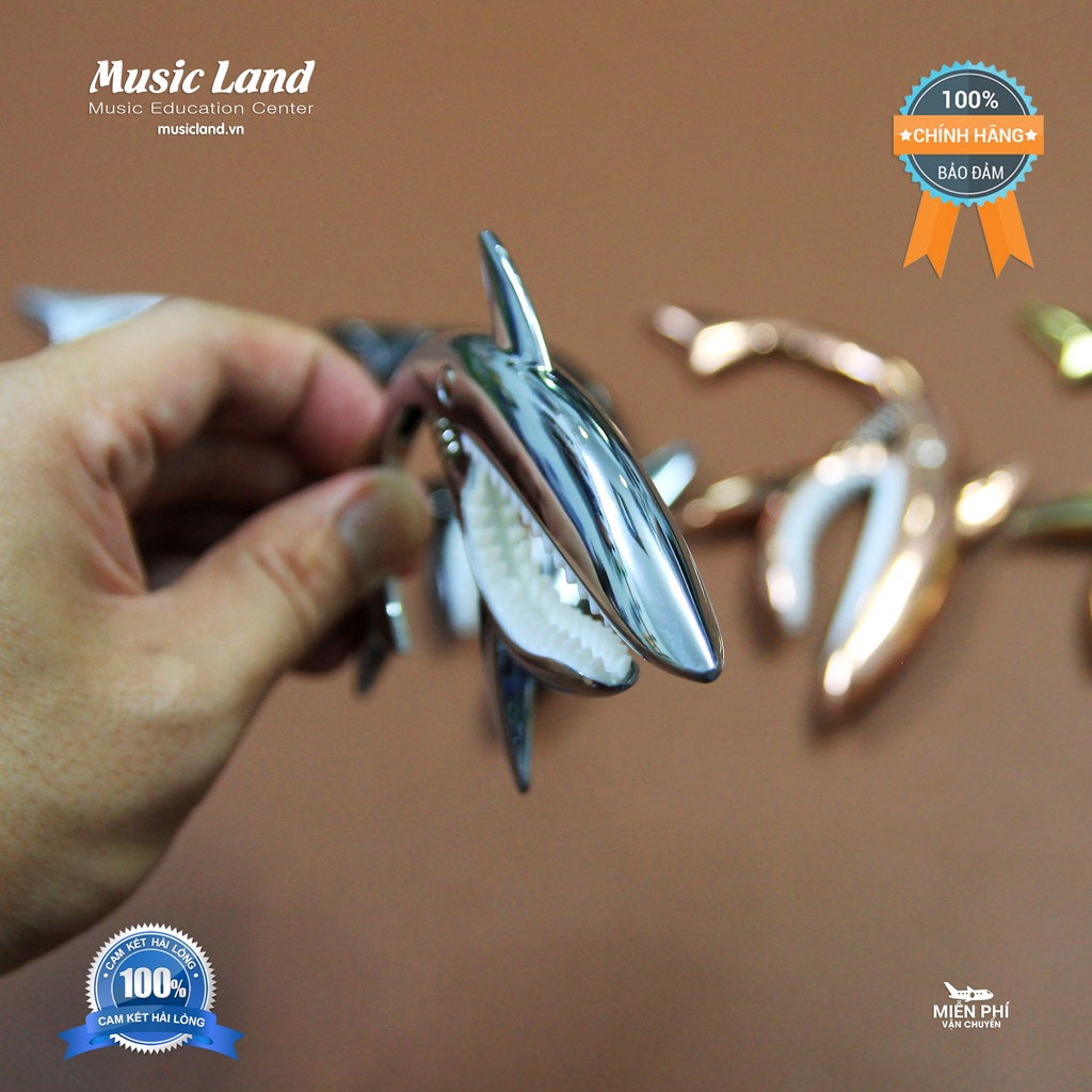 Capo Đàn Guitar Acoustic Cá Mập SC-4 – Chính Hãng