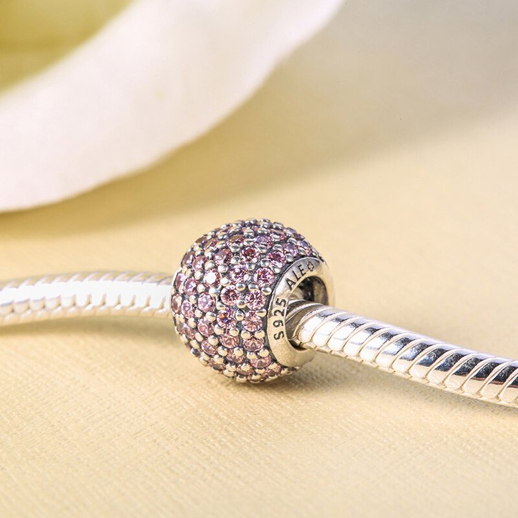 Hạt Trắng Pave Để Làm Vòng Tay Thủ Công
