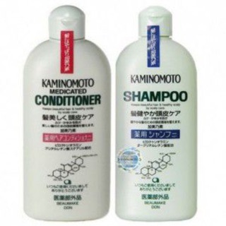 Cặp dầu gội xả mọc tóc Kaminomoto Medicated 300ml