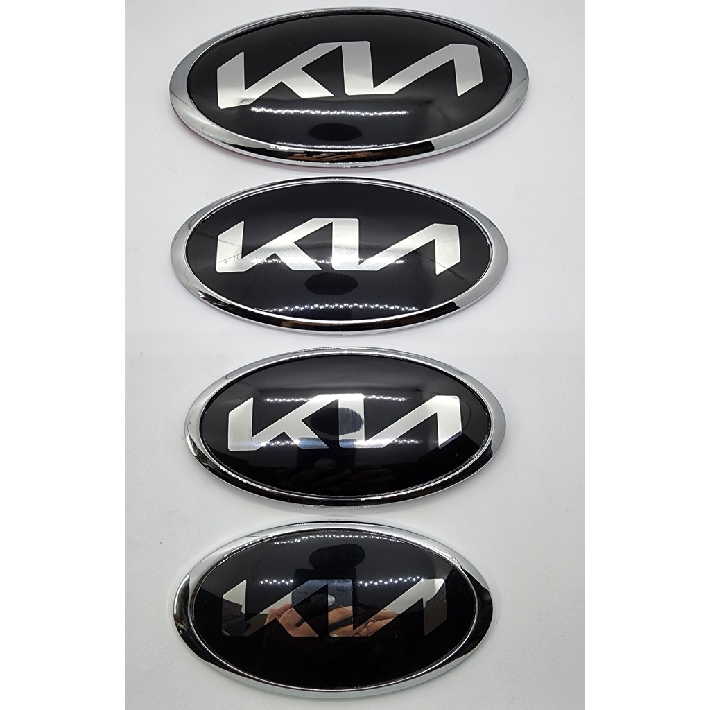 Bộ 2 Logo chính xe Kia Sedona/Carens/Morning