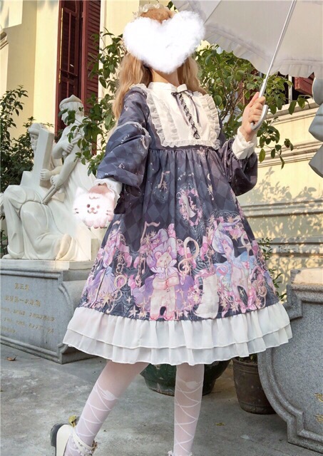 [SẴN] Đầm Lolita OP Nhật Bản Neko - Kèm Video Thật ✨ | BigBuy360 - bigbuy360.vn