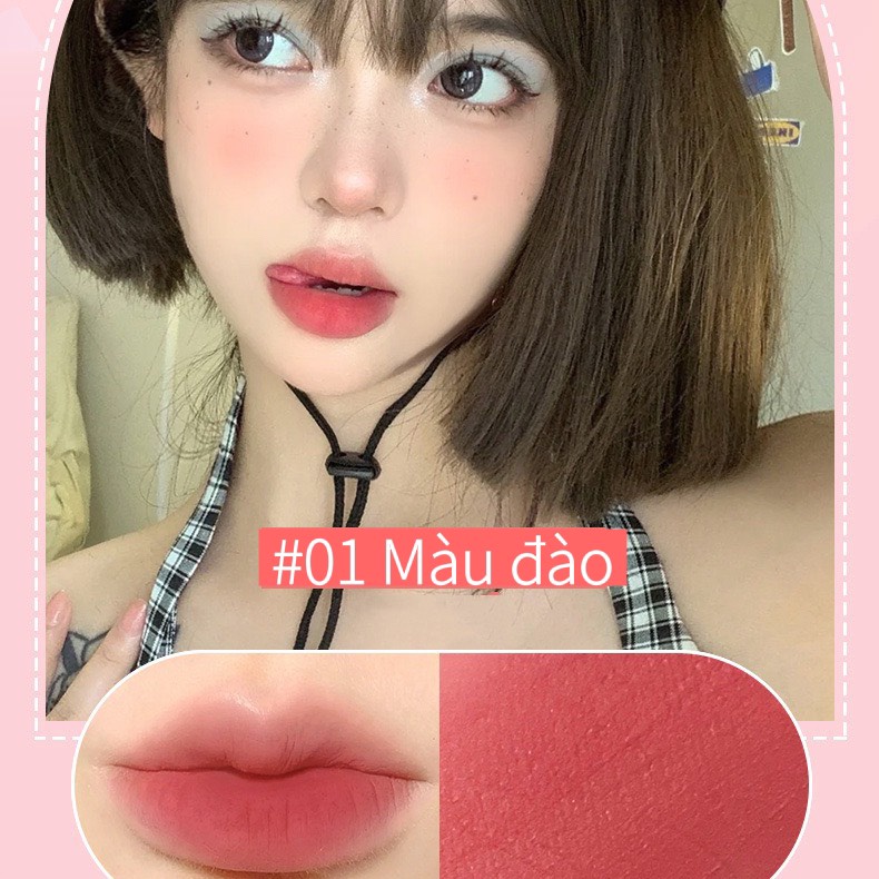 Son kem lì PINK COCO SOFT trái dâu hình chú cún dễ thương