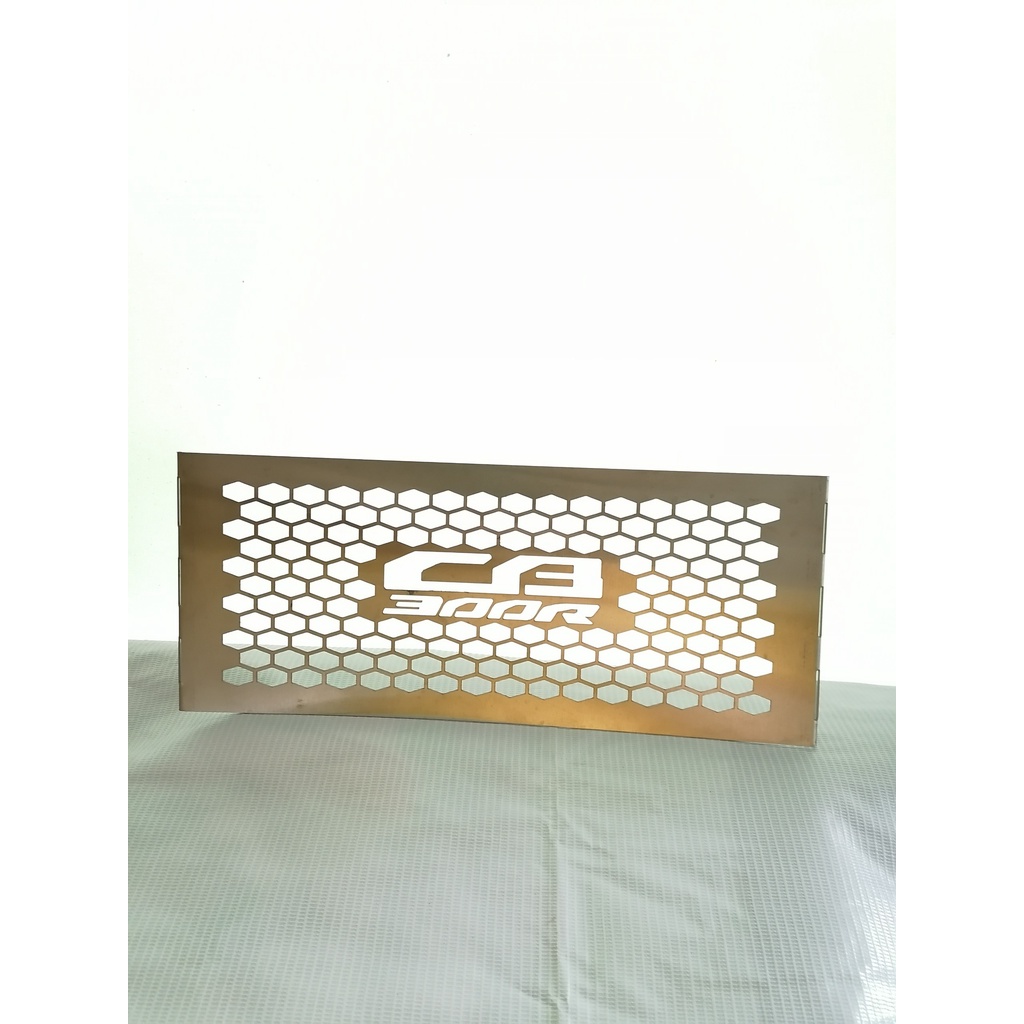 Che két nước CB300R inox 304 xước, cắt lazer, chấn CNC Tấm che két nước, bền đẹp trọn đời