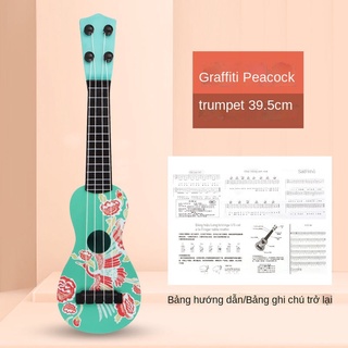 Trẻ em ukulele đồ chơi gió quốc gia guitar nhỏ mini bốn dây bé giác ngộ giáo dục sớm âm nhạc đồ chơi guitar nhỏ