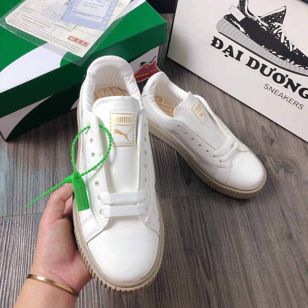 PUMA đế nâu [TẶNG MÓC KHÓA - FULL BOX] giày thể thao puma  nam nữ tăng chiều cao puma đế nâu | BigBuy360 - bigbuy360.vn