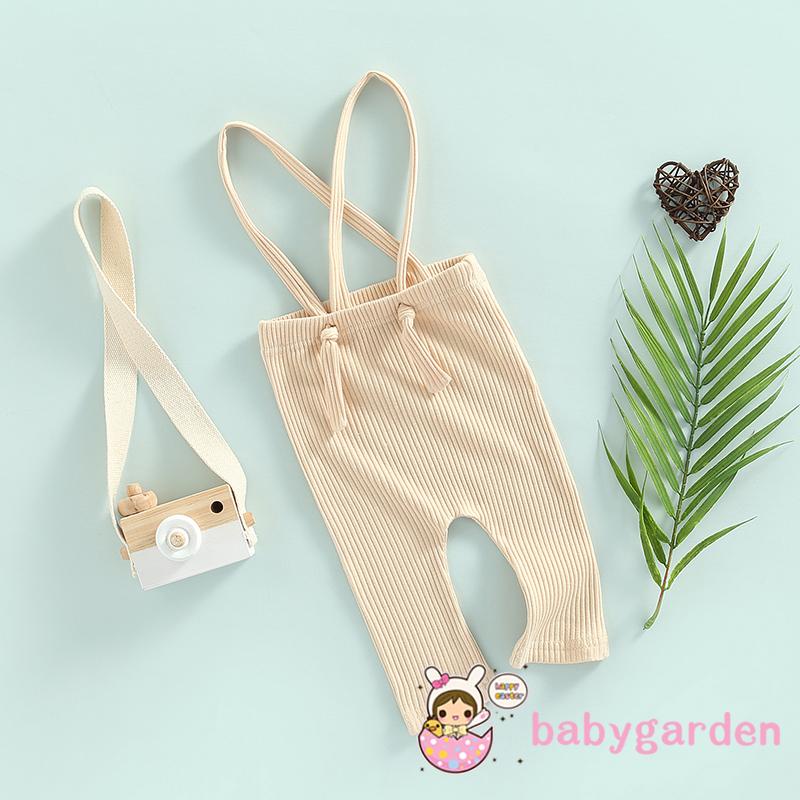 Quần Yếm Dài Màu Sắc Trơn Phong Cách Đường Phố Thời Trang Cho Trẻ Em