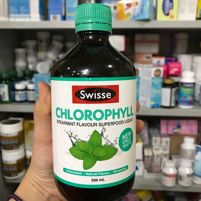 Nước diệp lục vị bạc hà Swisse Chlorophyll