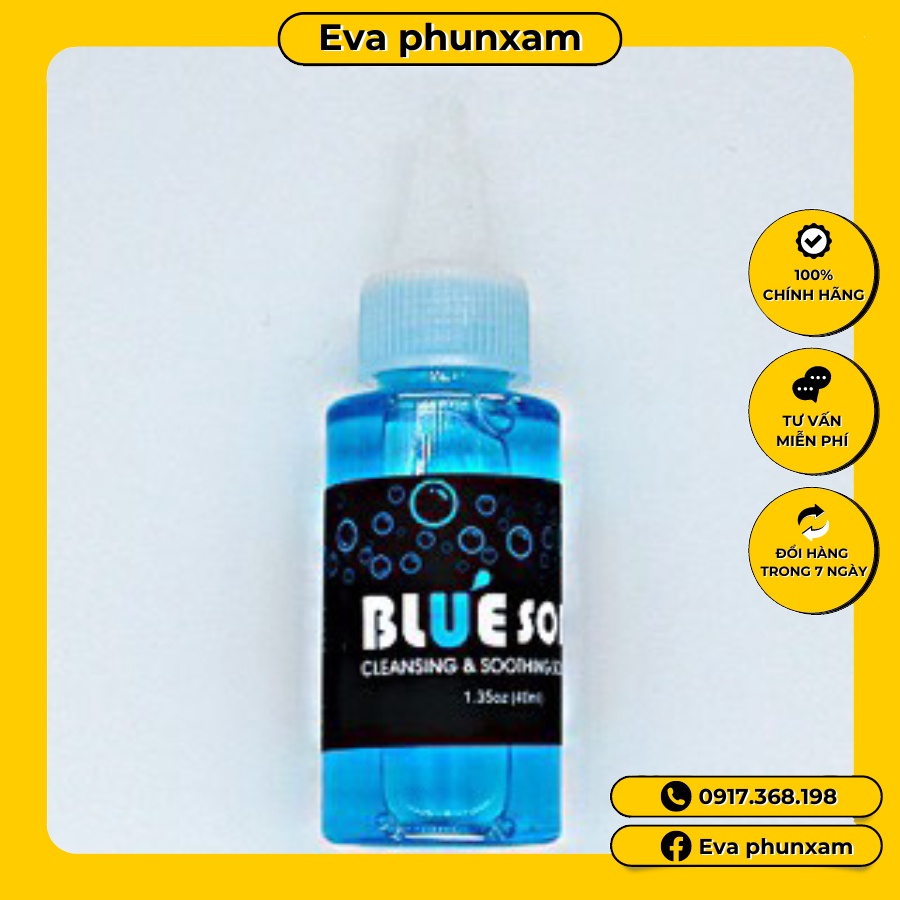 Dung dịch vệ sinh hình xăm Blue Soap (40ml)