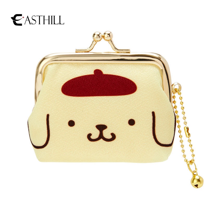 SANRIO Ví Nhỏ Đựng Tiền Xu In Họa Tiết Hello Kitty Dễ Thương Cho Bé Gái