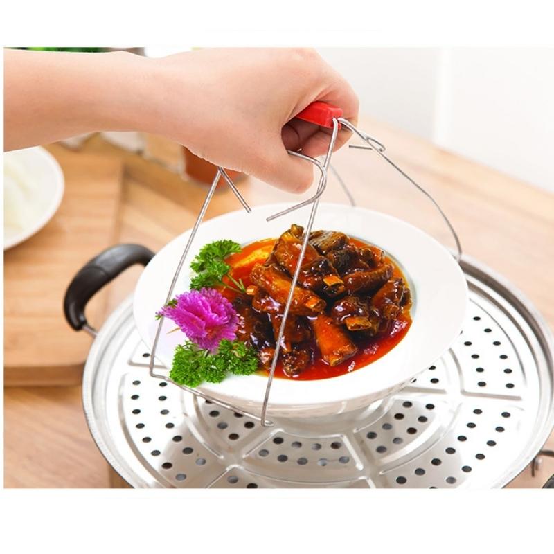 Kẹp gắp đồ nóng chuyên dụng Dụng cụ gắp có lò xo chắc chắn