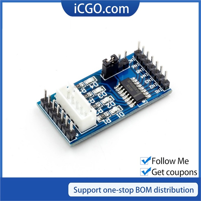 Bảng Mạch Điều Khiển Động Cơ Bước Uln2003 Cho Arduino