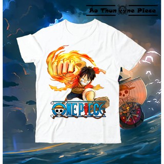 ⚡️FREESHIP⚡️Áo Thun In Hình Luffy One Piece 2 mẫu trắng và đen "Cực Đẹp, Cực Ngầu" - Áo Thun One Piece