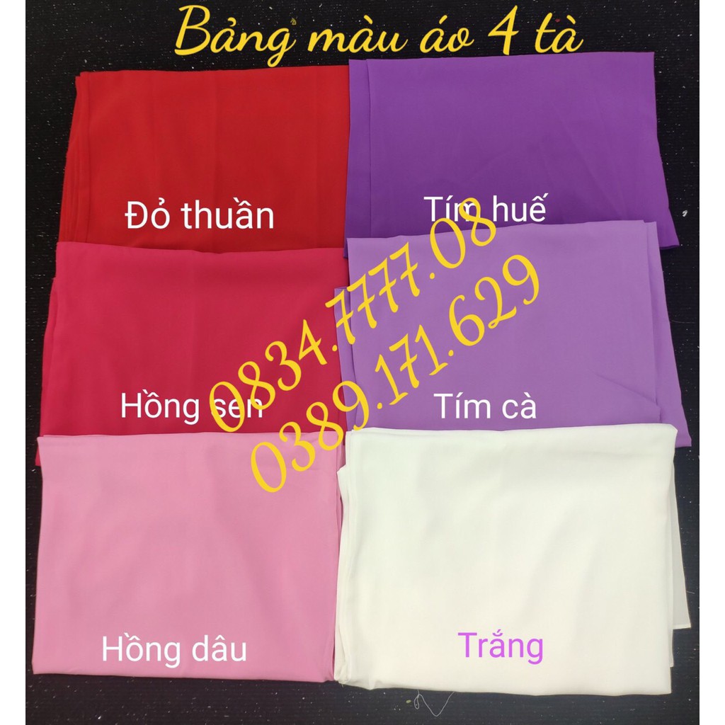 Áo Dài Truyền Thống 4 Tà Mẫu Hót- Ảnh Shop Tự Chụp